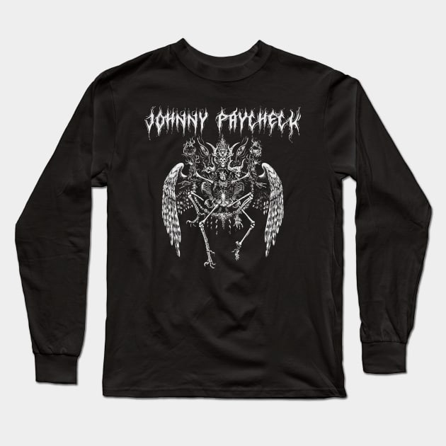 johnny paycheck ll darknes Long Sleeve T-Shirt by low spirit